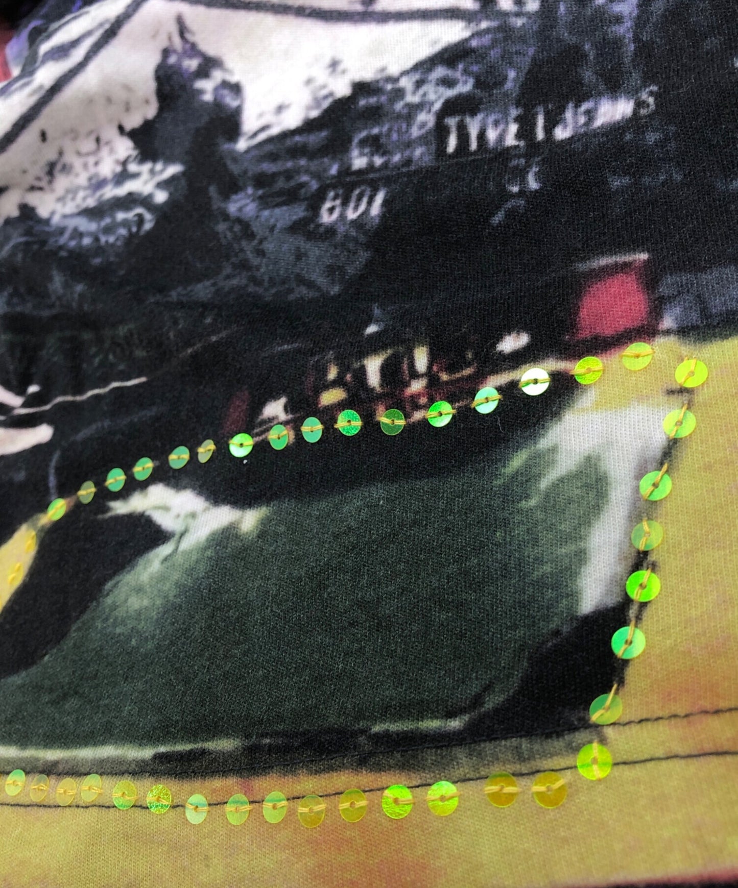 [Pre-owned] SUPREME SKYLINE SEQUIN L/S TOP