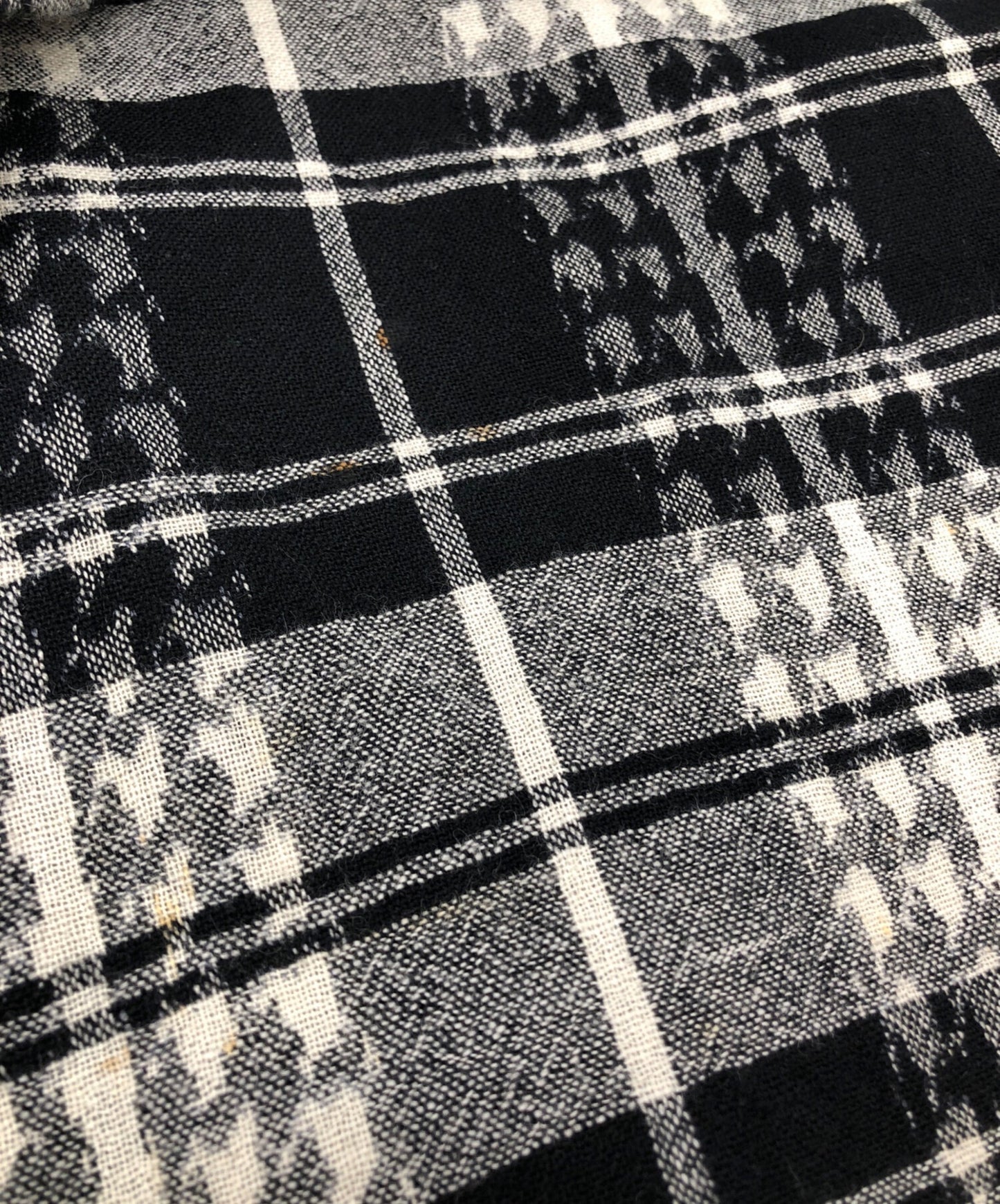 [Pre-owned] tricot COMME des GARCONS Hound's tooth velvet skirt