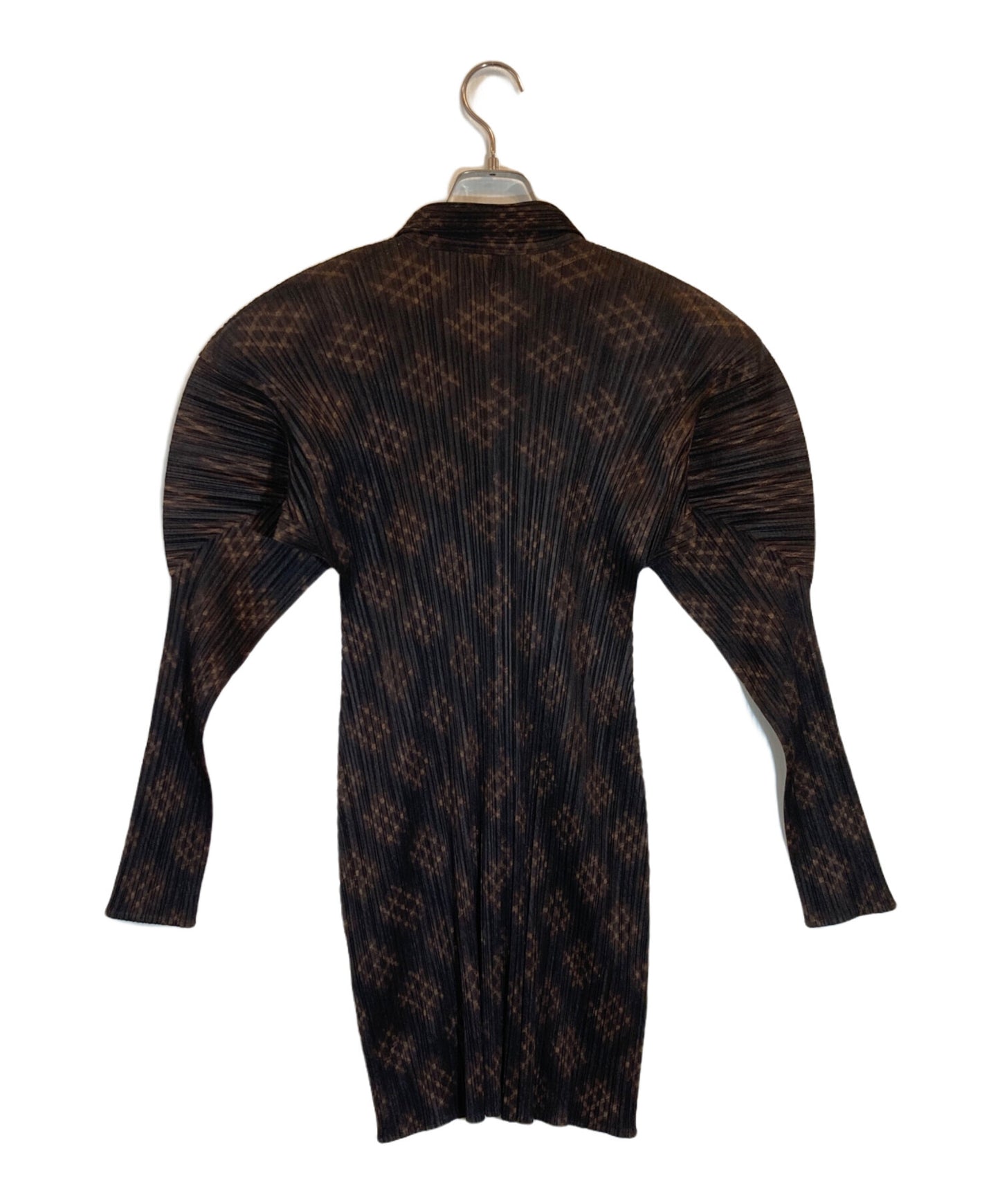 [Pre-owned] PLEATS PLEASE Bias Check Pleated Dress PP94-JK661