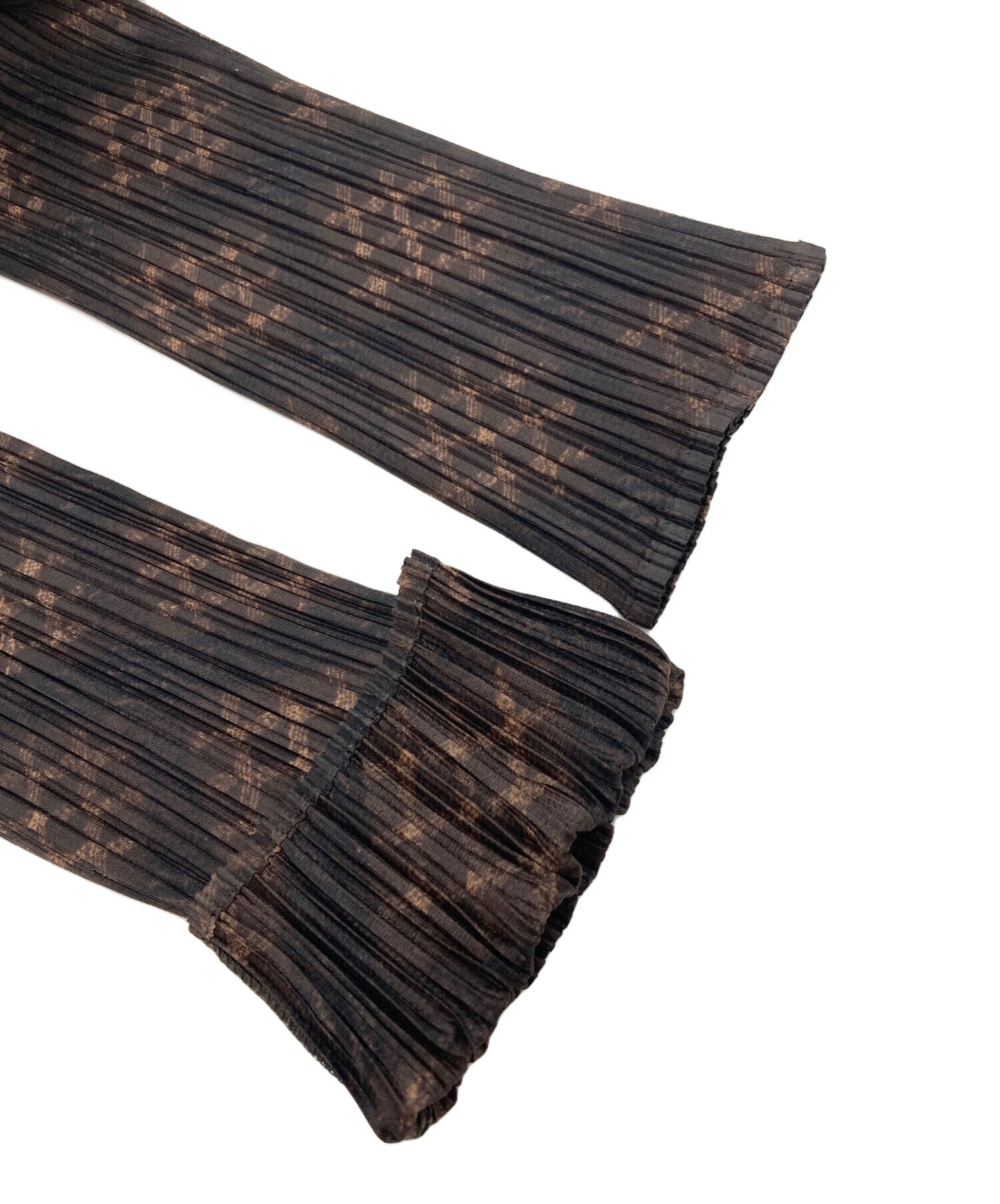 [Pre-owned] PLEATS PLEASE Bias Check Pleated Dress PP94-JK661