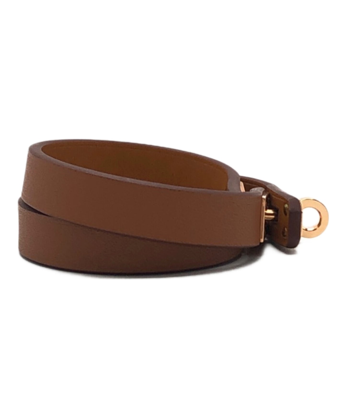 [Pre-owned] HERMES Leather bracelet mini Kelly H081182CC09T2