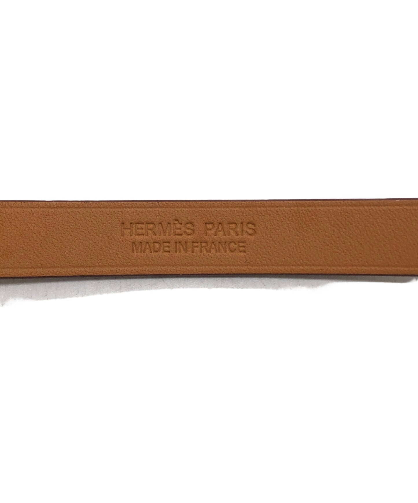 [Pre-owned] HERMES Leather bracelet mini Kelly H081182CC09T2