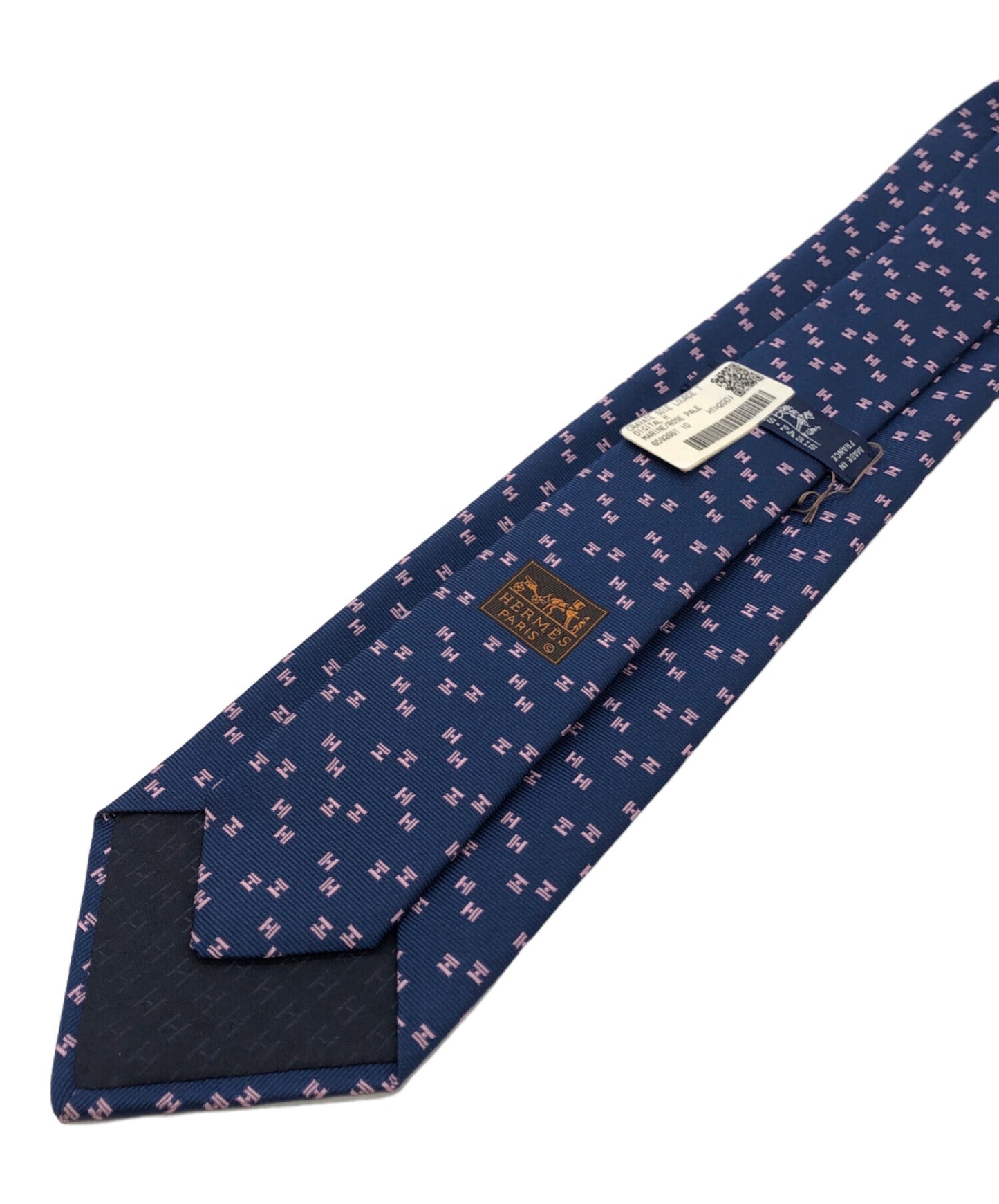 [Pre-owned] HERMES CRAVATE SOIE LOURDE silk tie