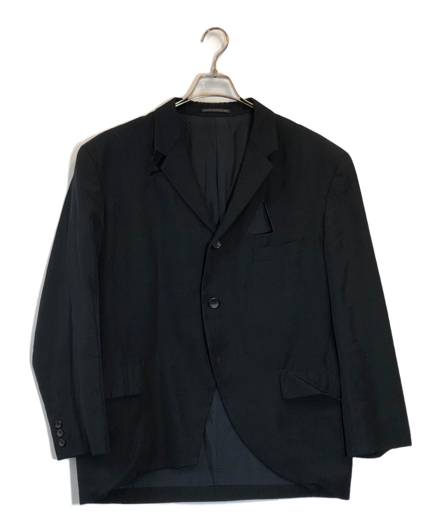 [Pre-owned] Yohji Yamamoto pour homme Cutwork Wool Gaber 2B Tailored Jacket HZ-J85-117