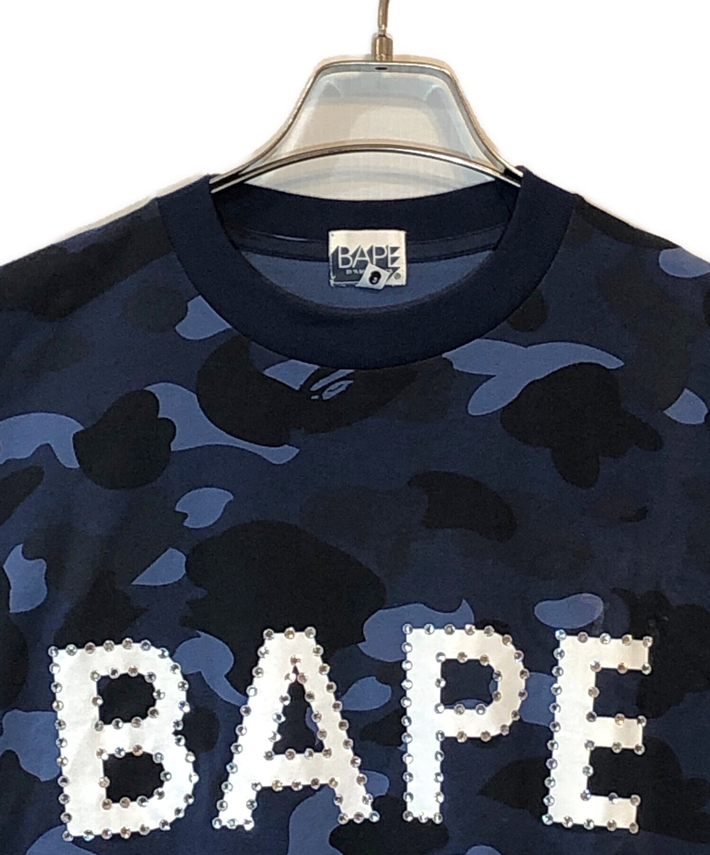 [Pre-owned] A BATHING APE Rhinestone Camo Cut and Sew