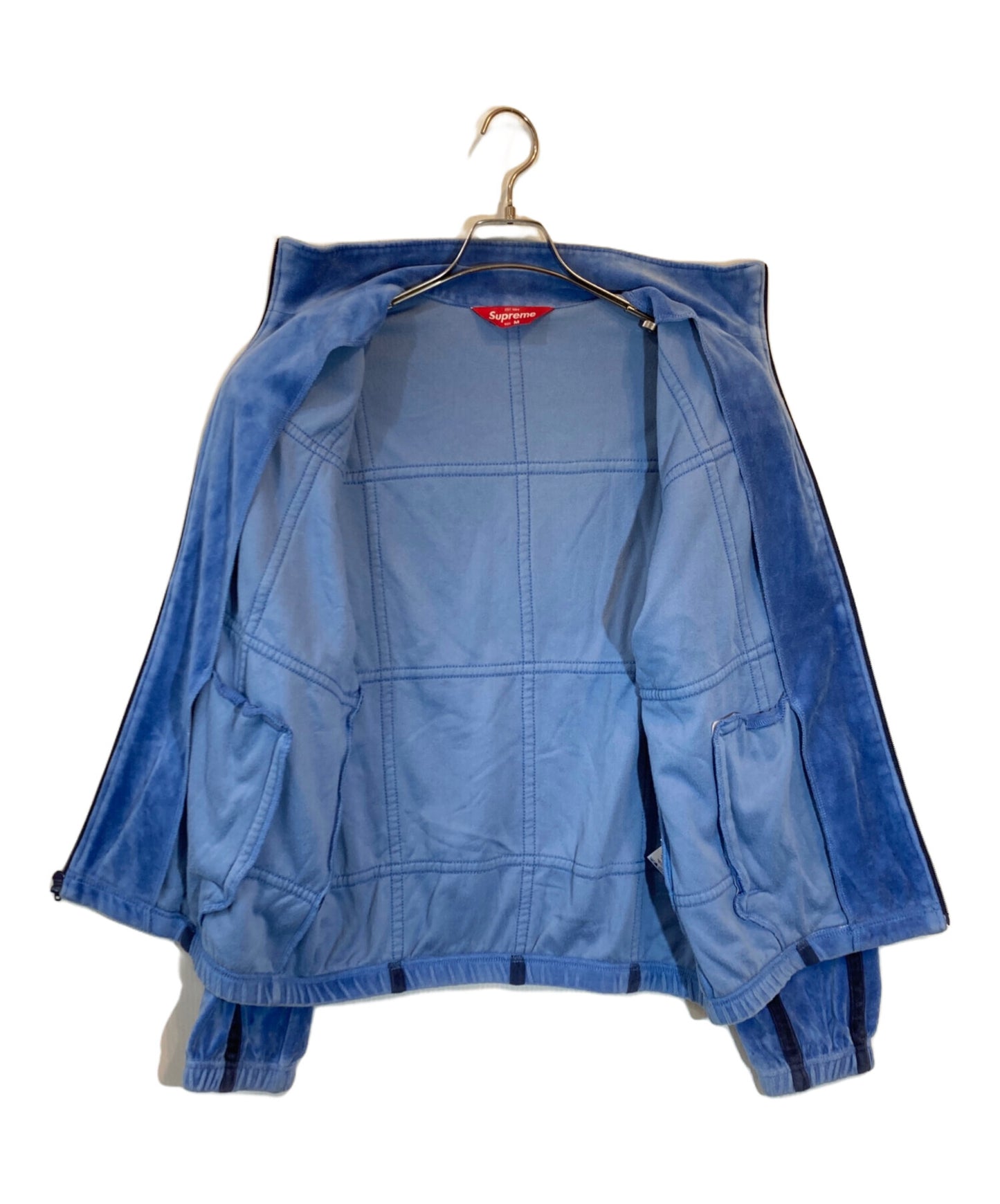 [Pre-owned] SUPREME Grid Taping Velour Jacket