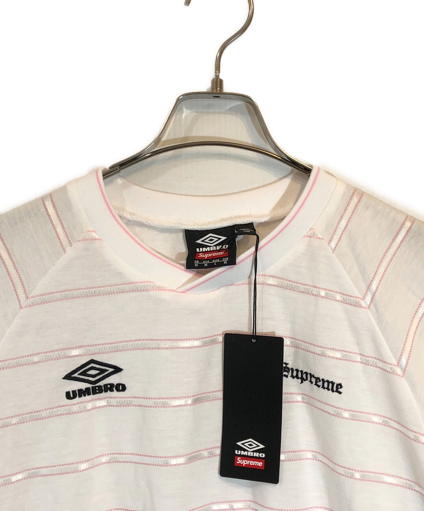 [Pre-owned] SUPREME Stripe Soccer Jersey