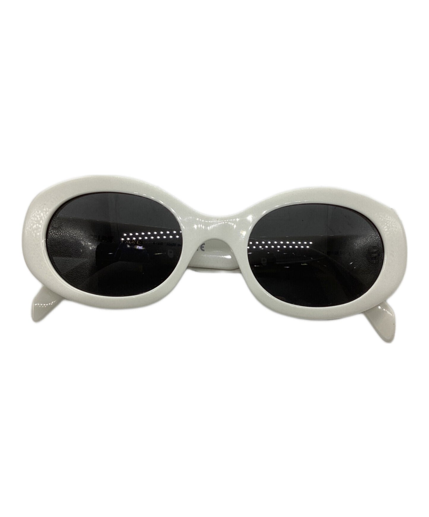 [Pre-owned] CELINE TRIONF OVAL sunglasses in acetate CL40194U