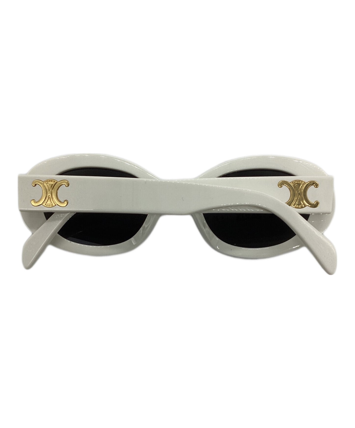 [Pre-owned] CELINE TRIONF OVAL sunglasses in acetate CL40194U