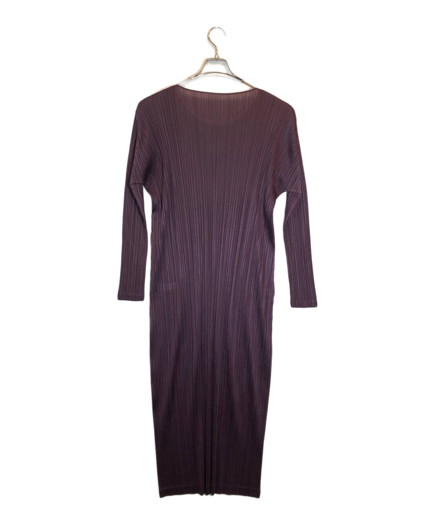 [Pre-owned] PLEATS PLEASE Pleated long-sleeved dress PP93-JH187