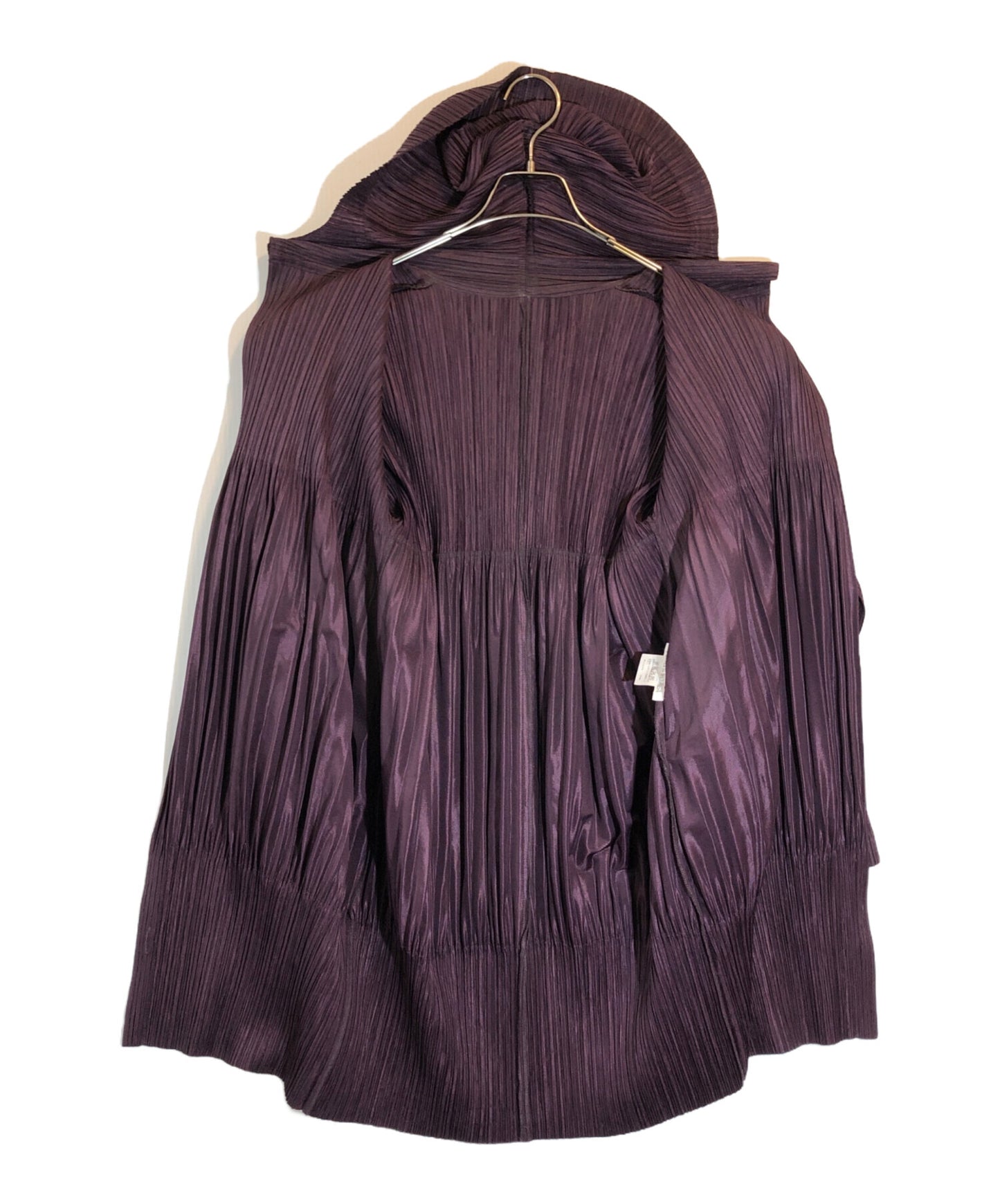 [Pre-owned] PLEATS PLEASE pleated long coat PP03-JA742