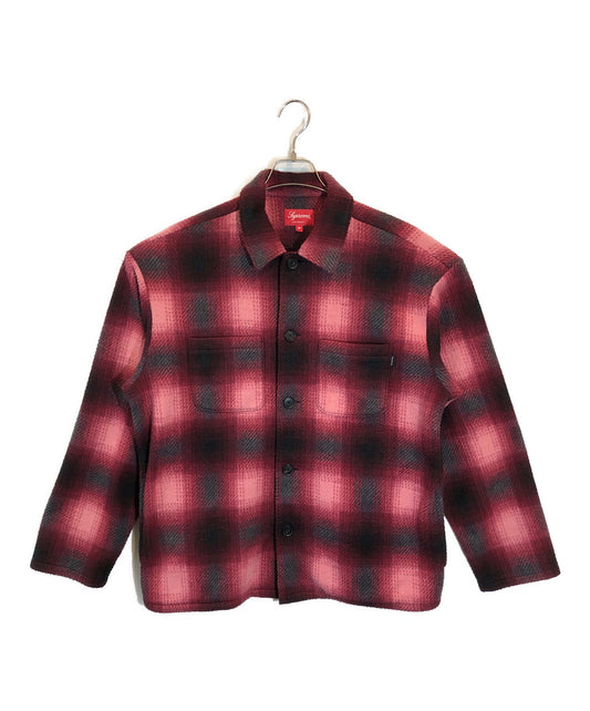 [Pre-owned] SUPREME Shadow Plaid Fleece Shirt