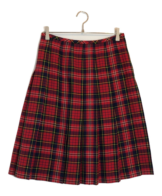 [Pre-owned] ROBE DE CHAMBRE COMME DES GARCONS Tartan Check Wool Pleated Skirt RG-S010
