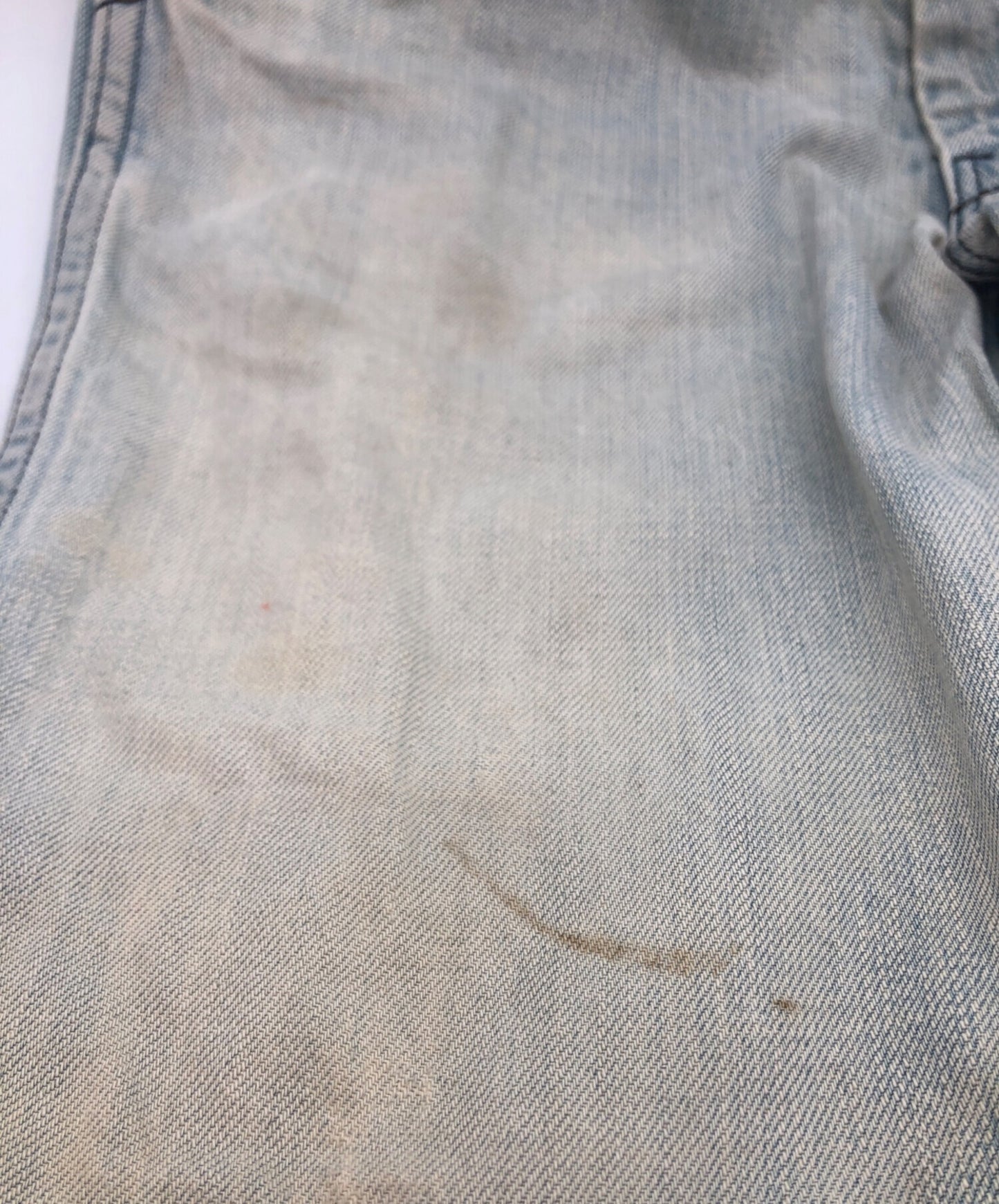 [Pre-owned] NUMBER (N)INE Mud-finished straight denim pants