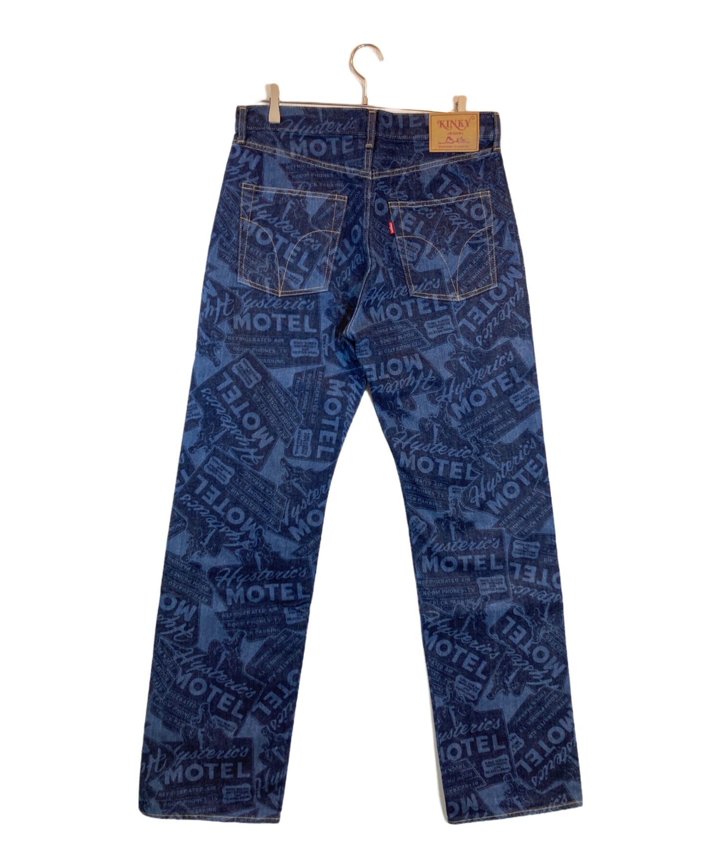 [Pre-owned] Hysteric Glamour MOTEL Pattern Denim Pants 02241AP02