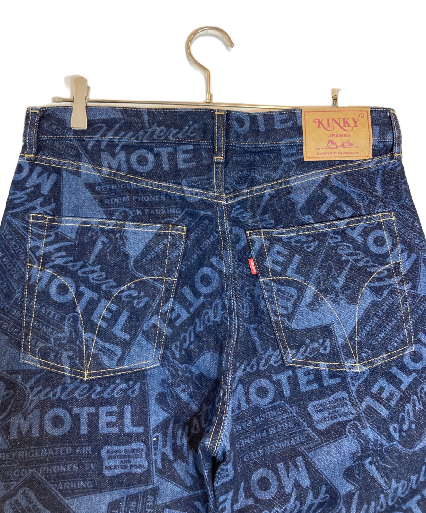 [Pre-owned] Hysteric Glamour MOTEL Pattern Denim Pants 02241AP02