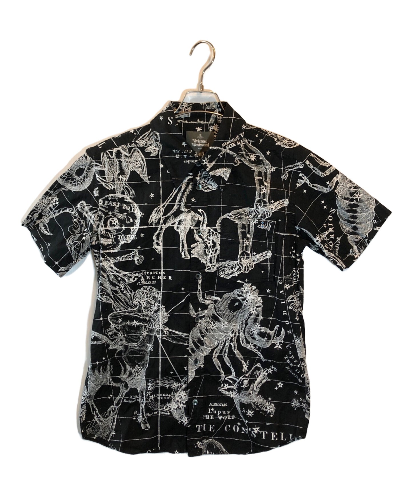 [Pre-owned] Vivienne Westwood man Constellation Pattern Short-Sleeved Shirt VW-WR-75966