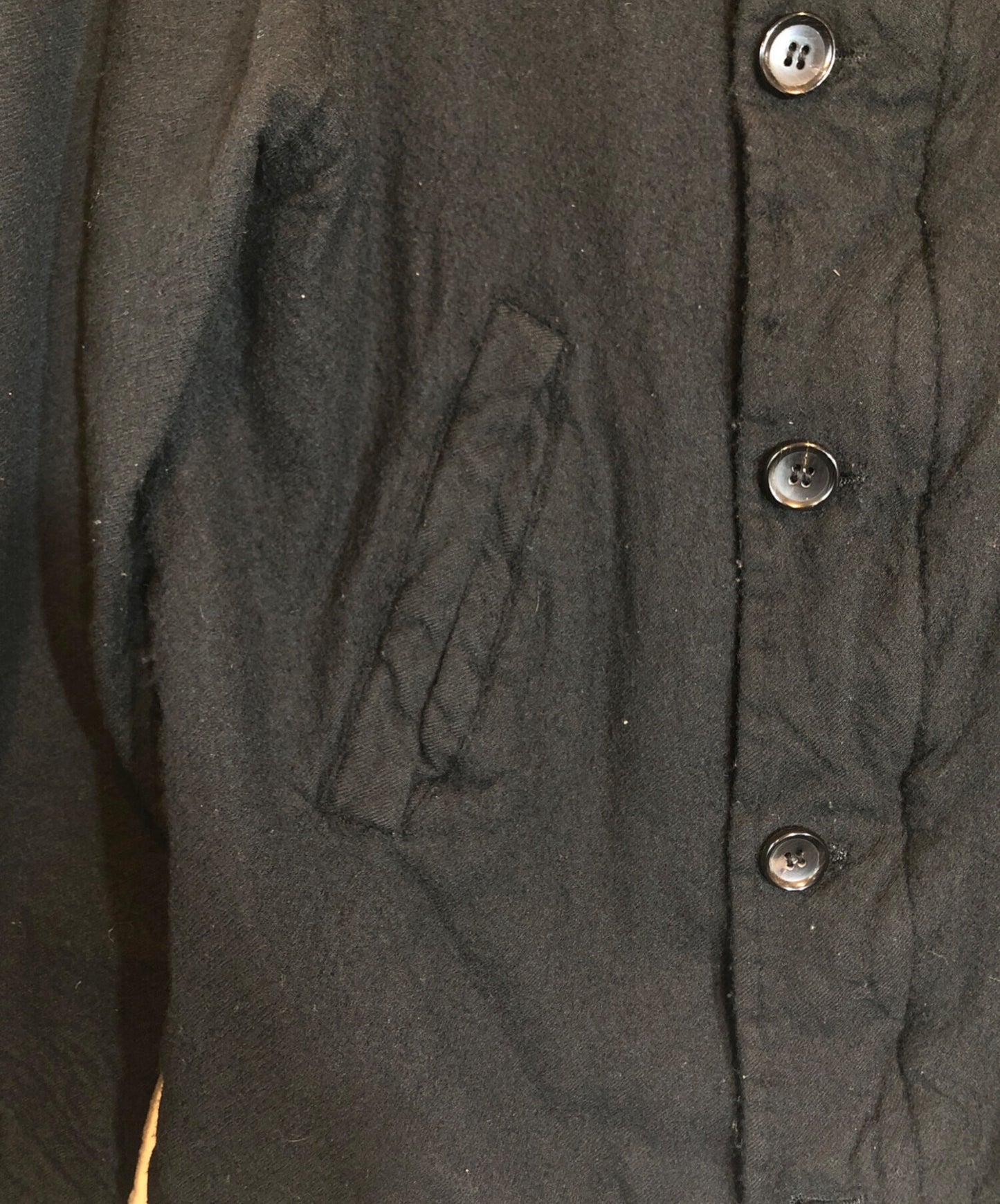 [Pre-owned] COMME des GARCONS HOMME Wool Shrinkable Blouson HD-J115