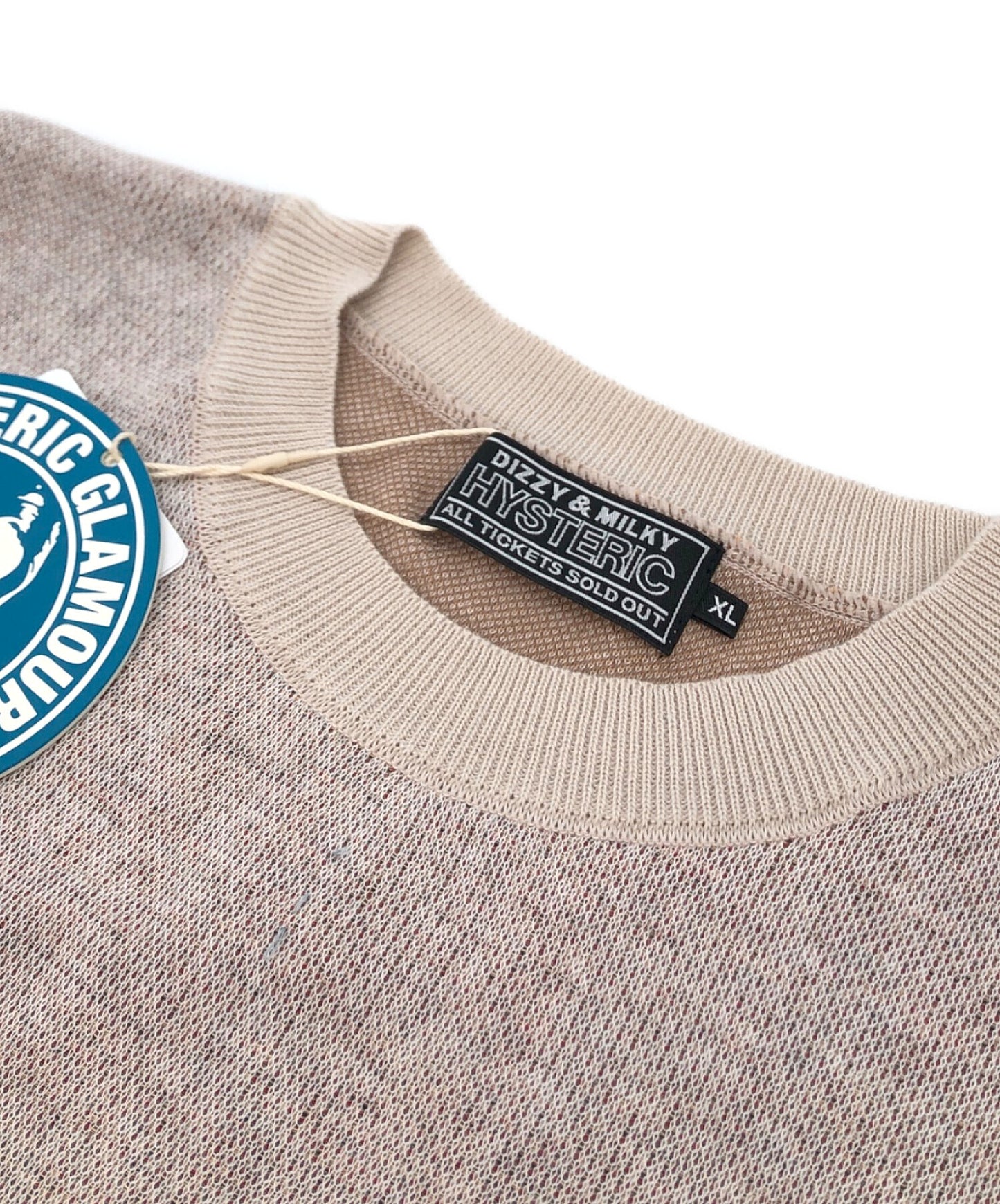 [Pre-owned] Hysteric Glamour ROCK MY WORLD Girls' Design Knit 02251NS03