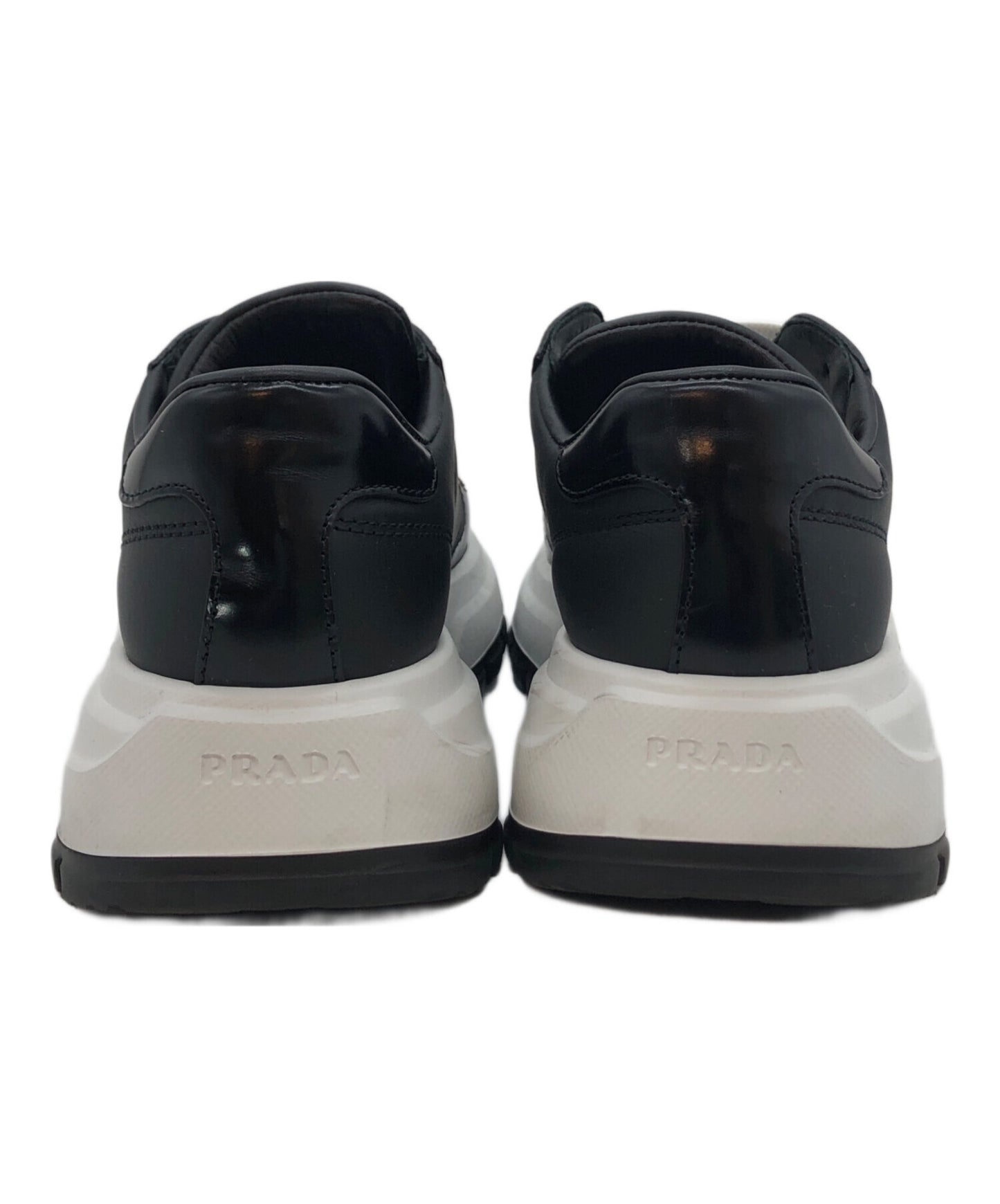 [Pre-owned] PRADA Prax 01 Leather Sneakers 1E804M