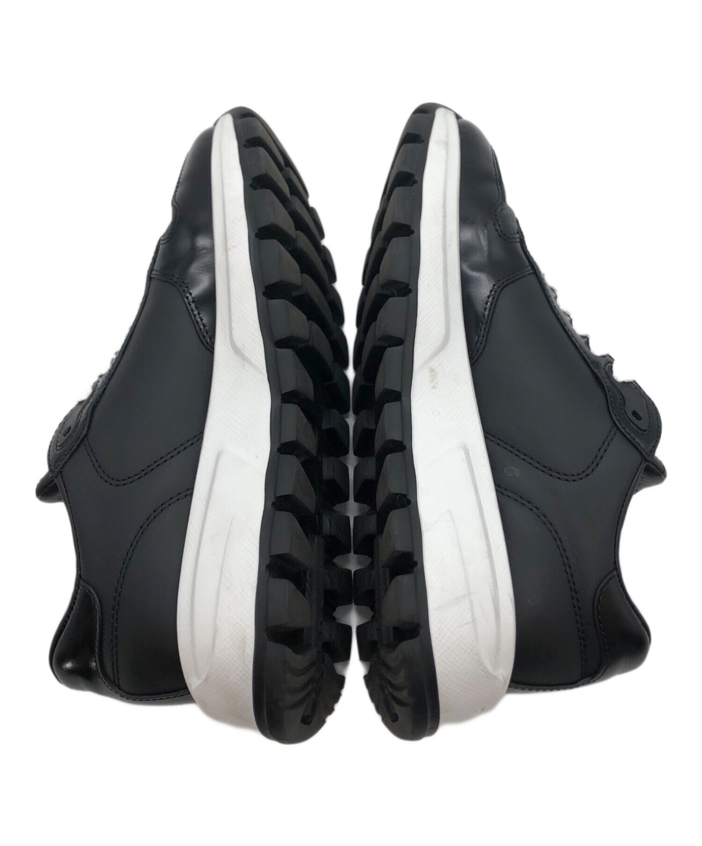[Pre-owned] PRADA Prax 01 Leather Sneakers 1E804M