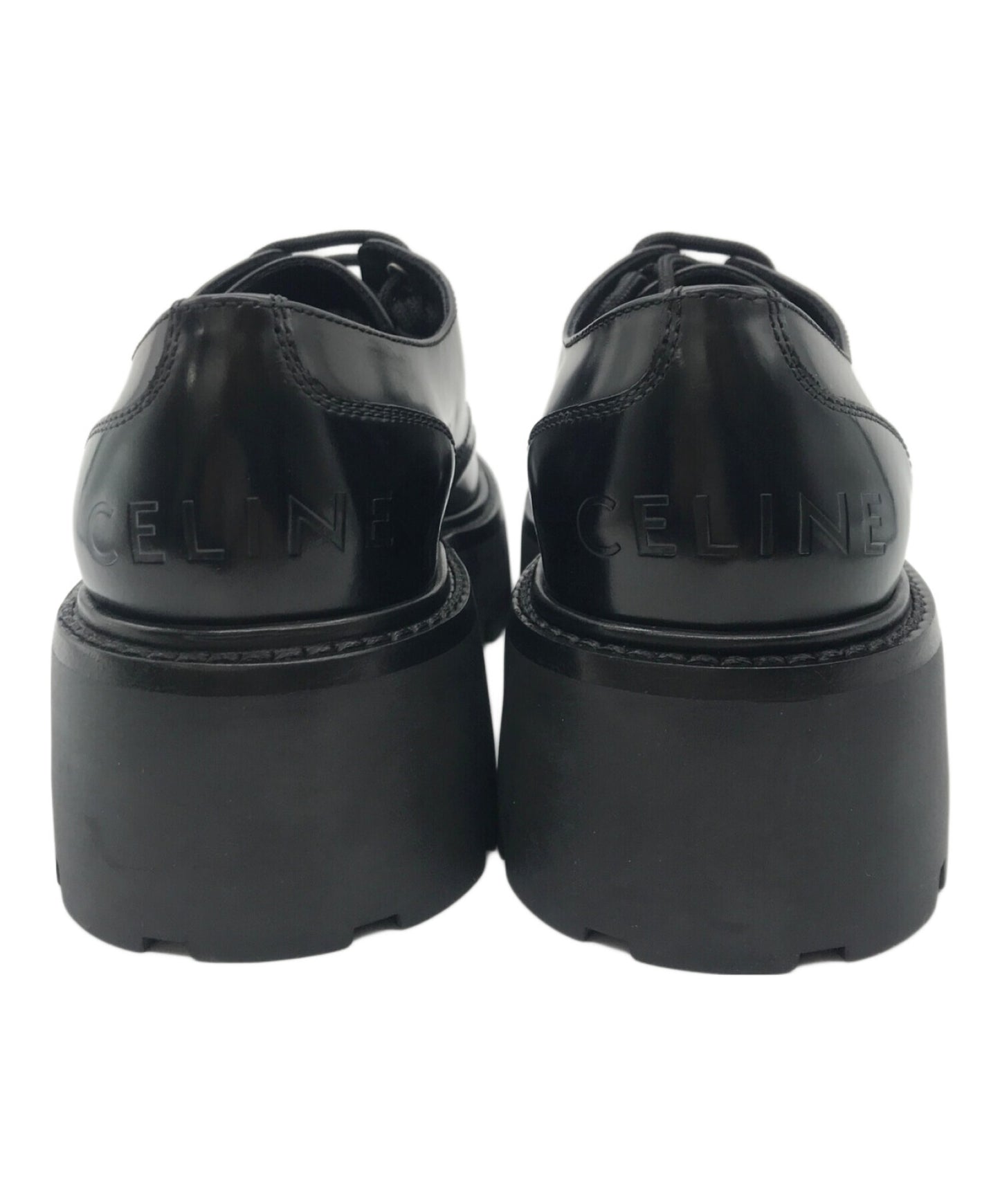 [Pre-owned] CELINE Bulky Derby Studded Shoes 351973602C