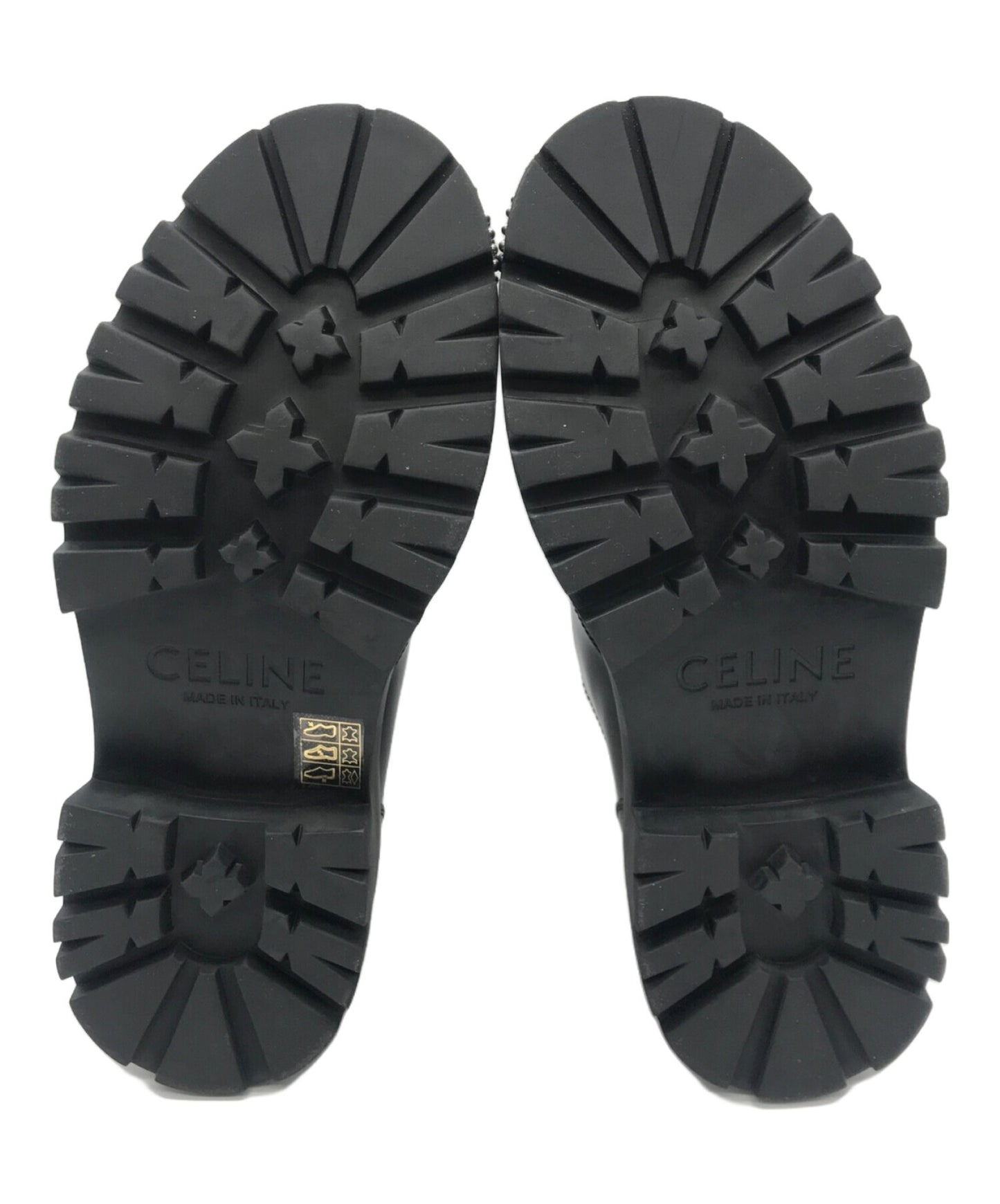 [Pre-owned] CELINE Bulky Derby Studded Shoes 351973602C