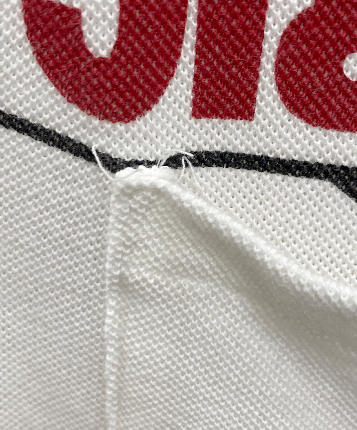 [Pre-owned] Hysteric Glamour Bad Girl Print Big Polo Shirt 02182CH01