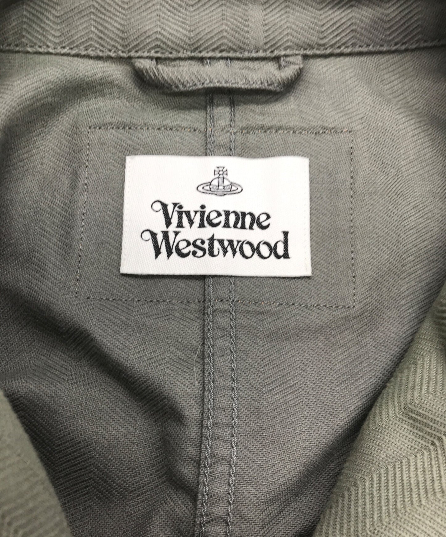 [Pre-owned] Vivienne Westwood Herringbone Shirt Jacket 39010005-11888