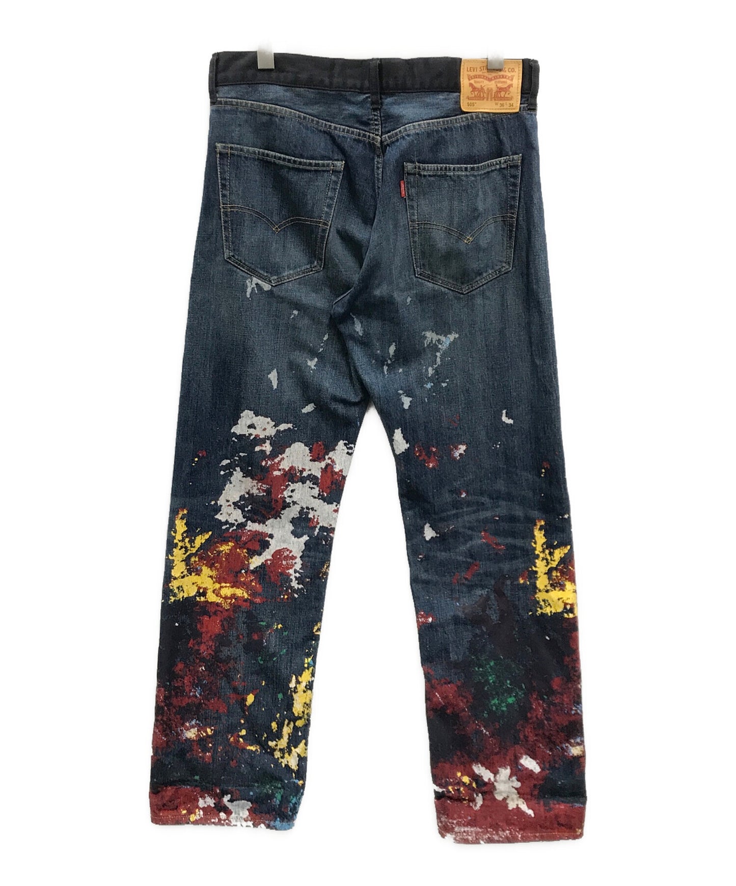 [Pre-owned] JUNYA WATANABE COMME des GARCONS paint thinner denim pants WA-P205