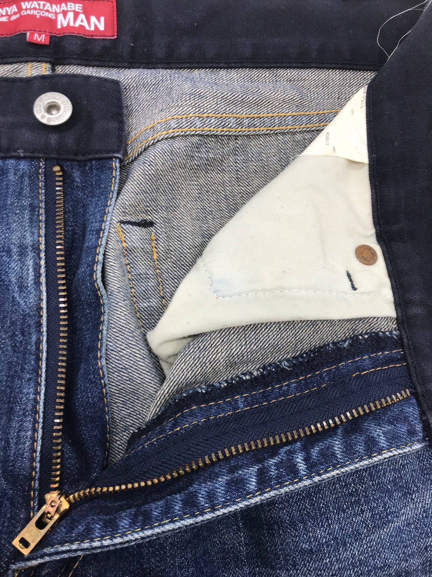 [Pre-owned] JUNYA WATANABE COMME des GARCONS paint thinner denim pants WA-P205