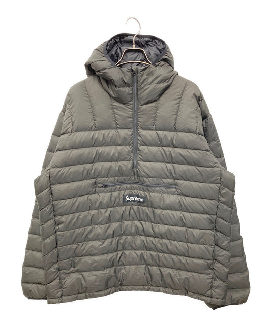 [Pre-owned] SUPREME Micro Down Half-Zip Hooded Pullover