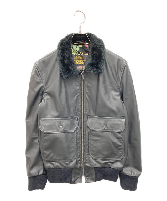 [Pre-owned] SUPREME Leather A-2 Flight Jacket