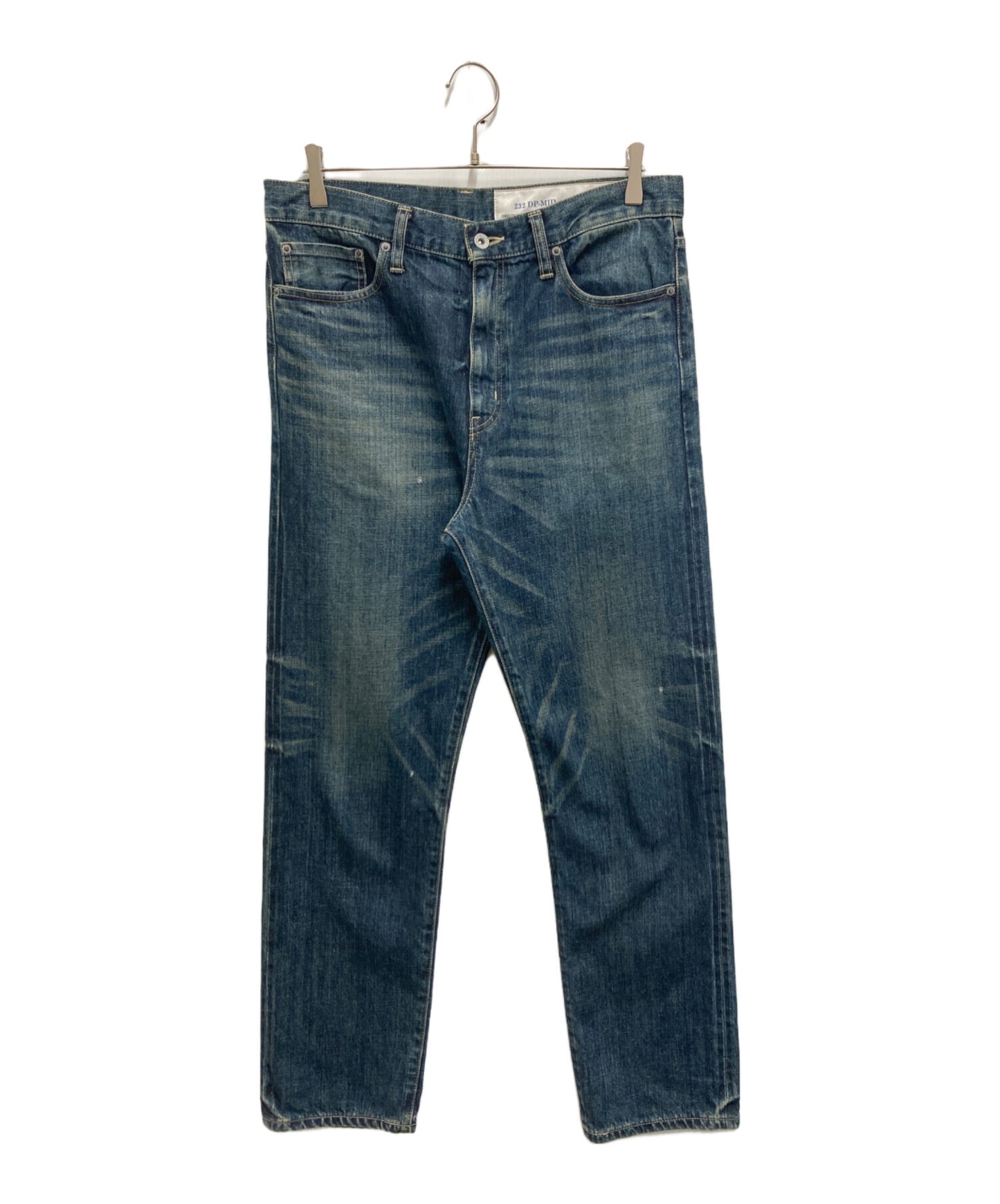 [Pre-owned] NEIGHBORHOOD Washed Denim Deep Mid Pants 232XBNH-PTM05