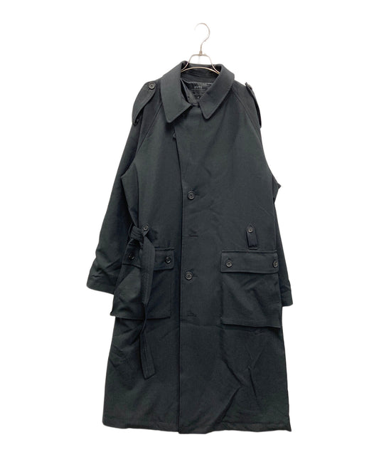 [Pre-owned] s'yte SHIWANOARU POLYESTER STRETCH TWILL BIG TRENCH CARGO POCKET COAT UV-C42-904