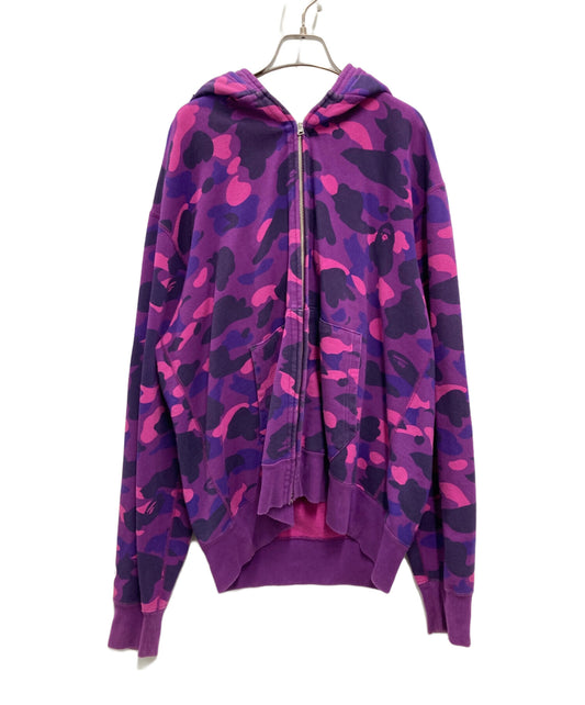 [Pre-owned] A BATHING APE Camo Shark Full Zip Hoody 001ZPH801010M