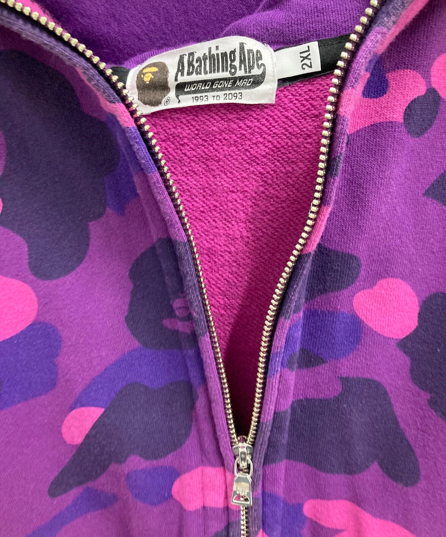 [Pre-owned] A BATHING APE Camo Shark Full Zip Hoody 001ZPH801010M