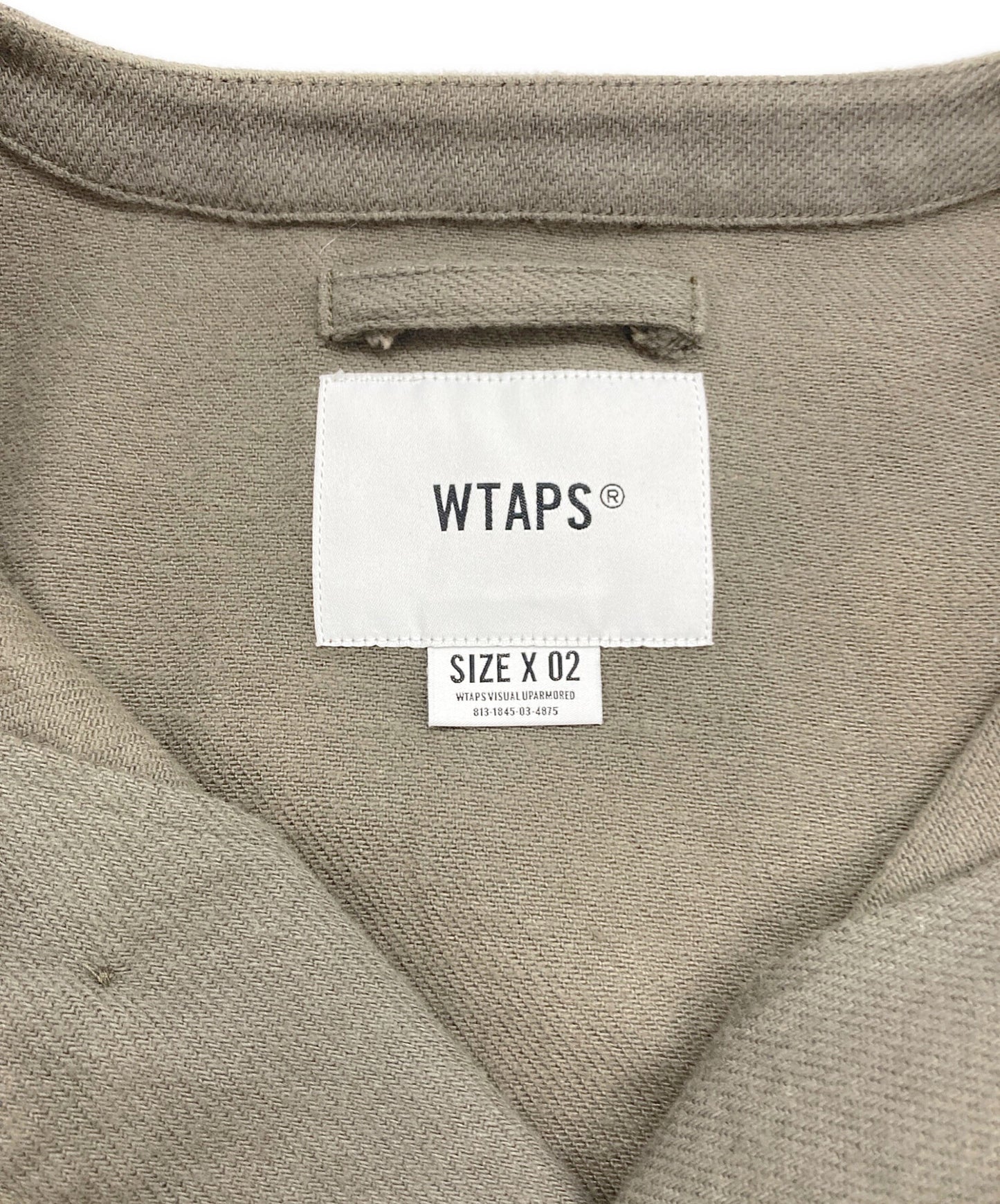 [Pre-owned] WTAPS Ring Long Sleeve Shirt Flannel 212TQDT-SHM04