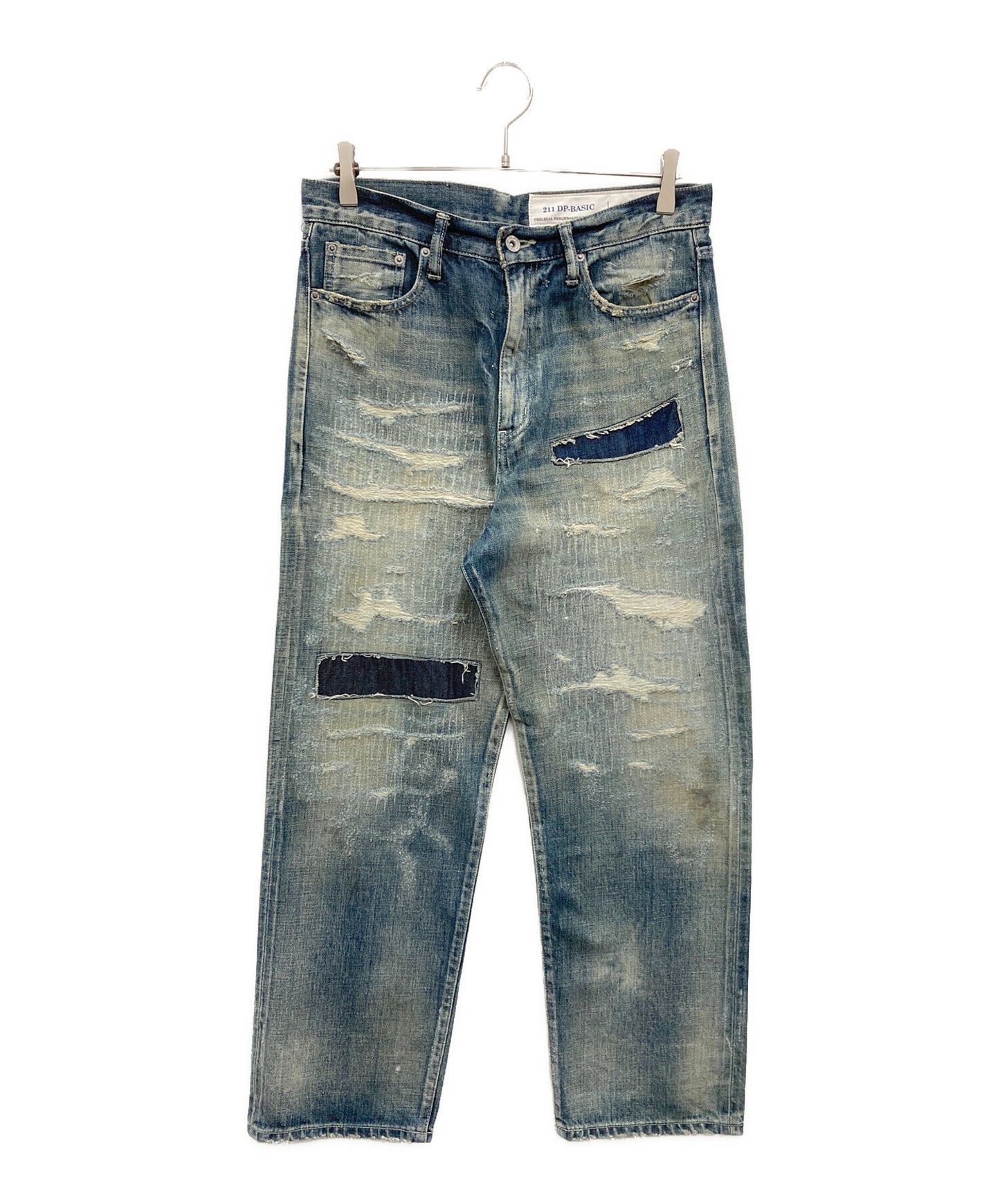 [Pre-owned] NEIGHBORHOOD Scratch Savage Denim Pants Basic C-PT 211XBNH-PTM07