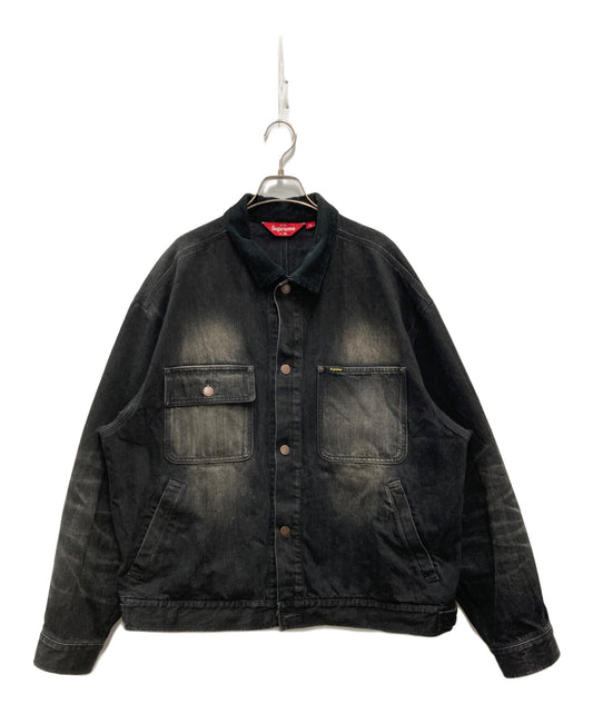 [Pre-owned] SUPREME Distressed Selvedge Trucker