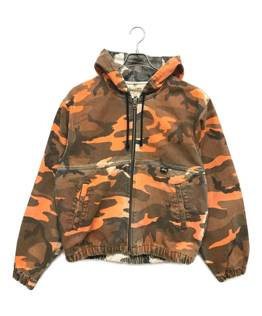 [Pre-owned] stussy SPRAY DYE HOODED WORK JACKET