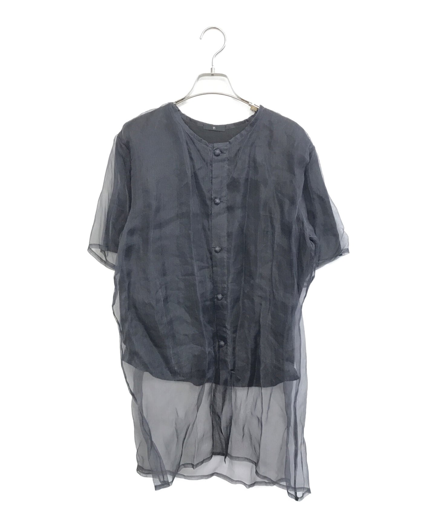 [Pre-owned] Y's Tulle layered blouse YY-B65-801