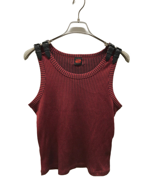 [Pre-owned] Jean Paul GAULTIER Leather Switched Tank Top