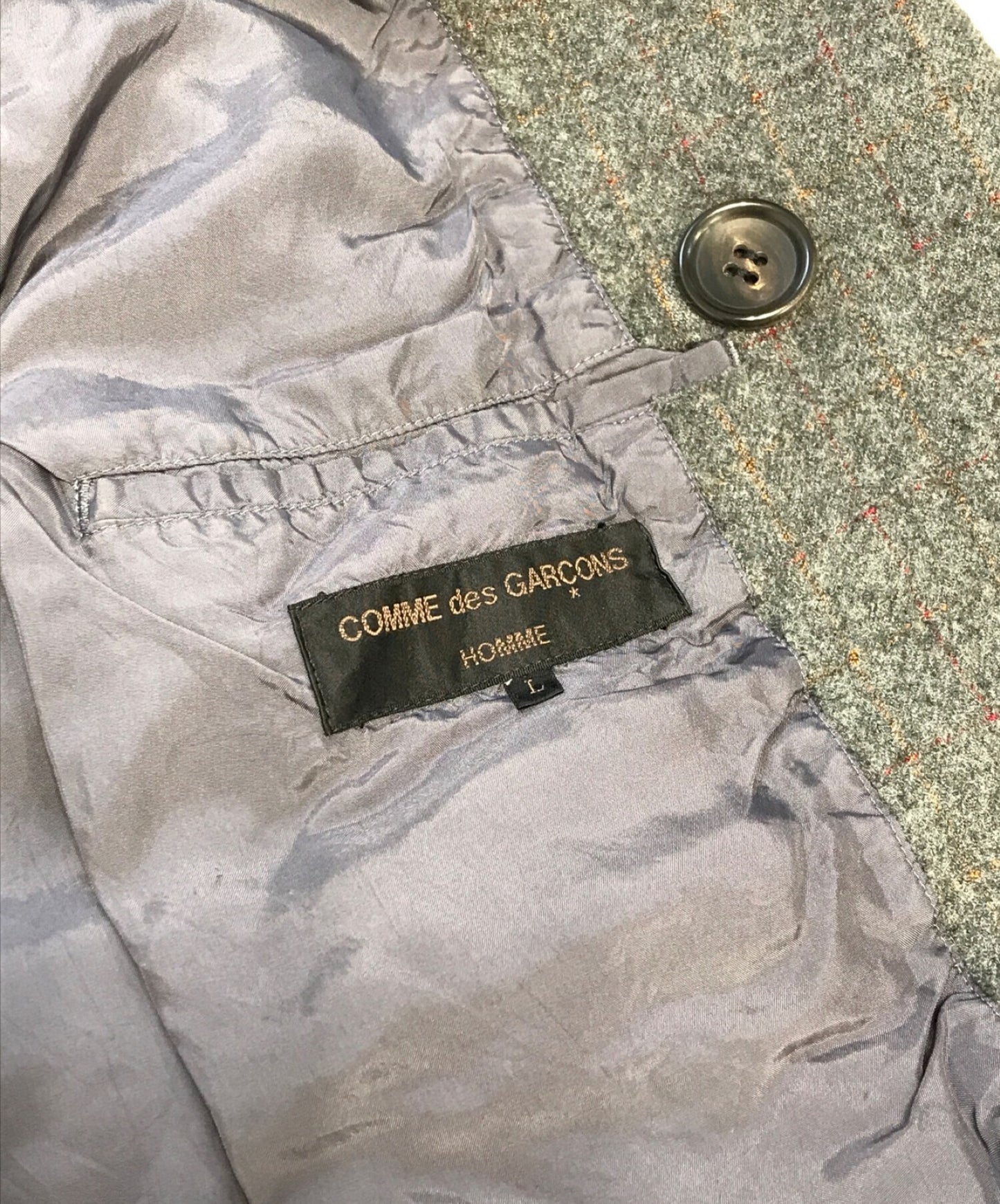 [Pre-owned] COMME des GARCONS HOMME Wool Shrinkable P Coat HL-C002