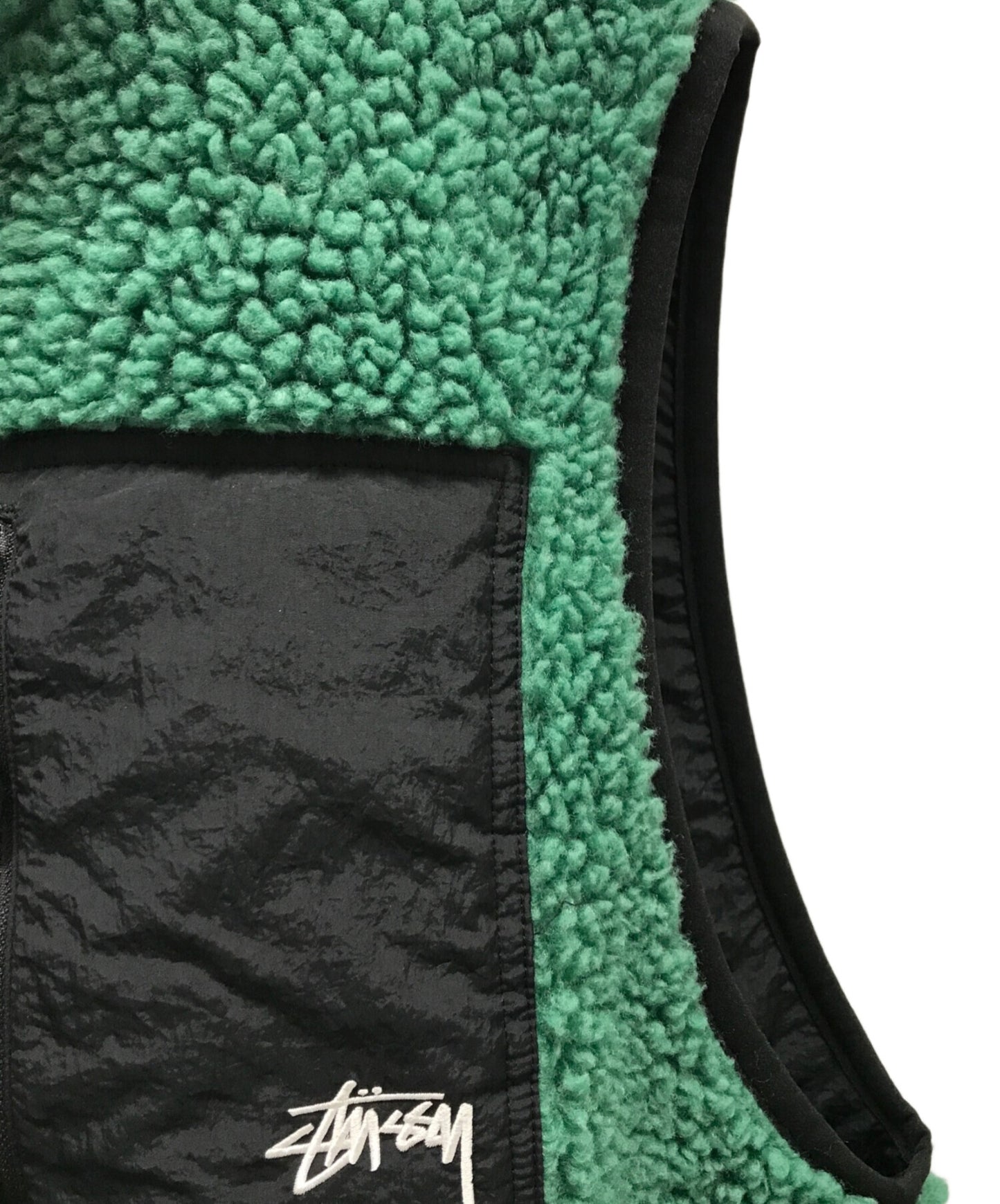 [Pre-owned] stussy Fleece Reversible Vest 118528