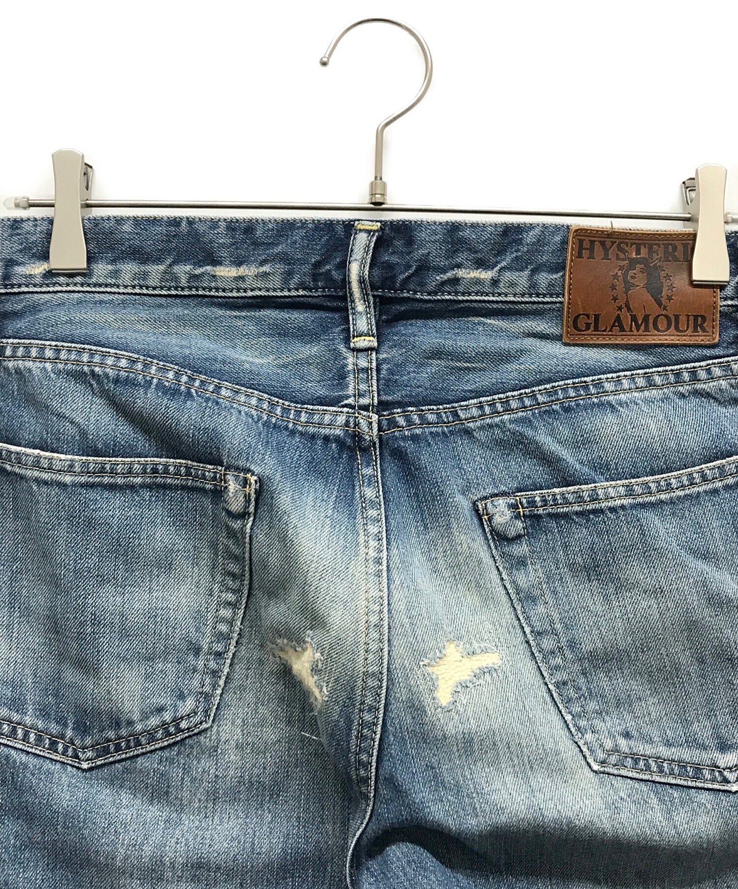 [Pre-owned] Hysteric Glamour patchwork denim pants