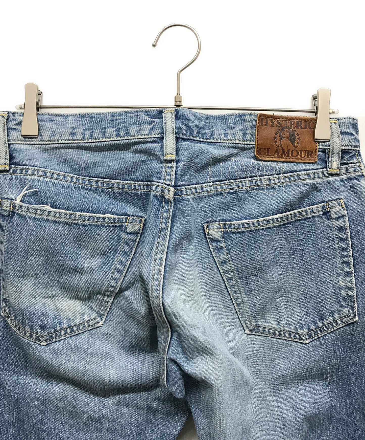 [Pre-owned] Hysteric Glamour Studded denim pants 0213AP09