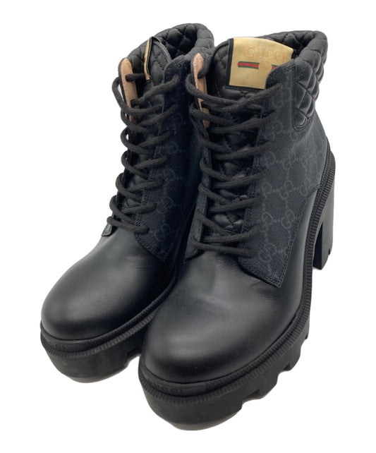 [Pre-owned] GUCCI GG Supreme Ankle Boots 659691