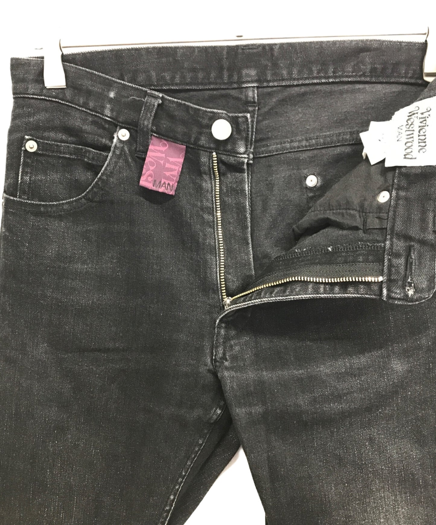 [Pre-owned] Vivienne Westwood man Orb design skinny denim pants