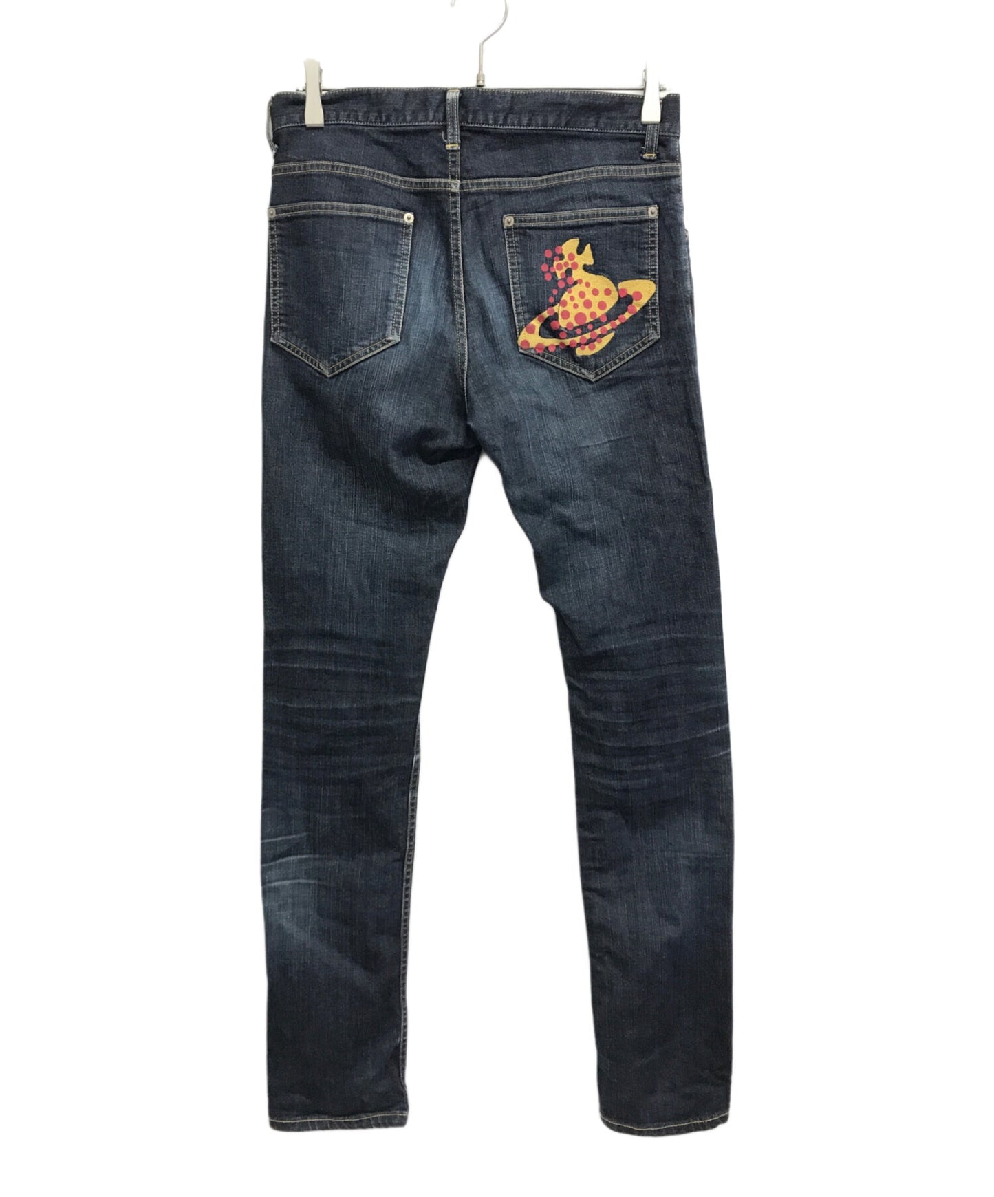 [Pre-owned] Vivienne Westwood man Orb design skinny denim pants